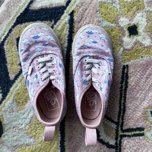 Girls unicorn rainbow vans. Gently used. Size 9.